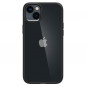 Apple iPhone 14 Coque Spigen Ultra Hybrid Clair comme du cristal  Noir mat