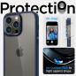 Apple iPhone 14 Pro Coque Spigen Ultra Hybrid Clair comme du cristal  Bleu marine