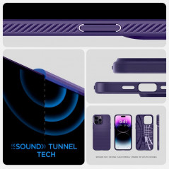 Apple iPhone 14 Pro Max Coque Spigen  Liquid Air Violet profond