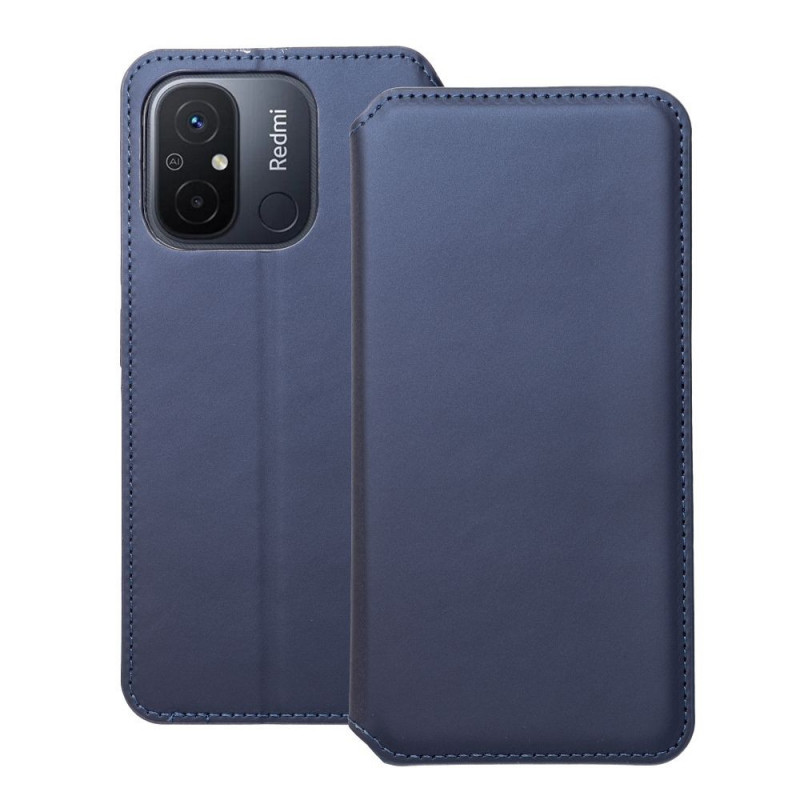 XIAOMI Redmi 12C Portefeuilles Dual Pocket book Marine