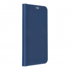 XIAOMI Redmi Note 12 4G Portefeuilles LUNA Book Carbon Fibre de carbone, Élégant  Bleu