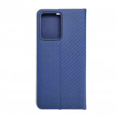 XIAOMI Redmi Note 12 4G Portefeuilles LUNA Book Carbon Fibre de carbone, Élégant  Bleu