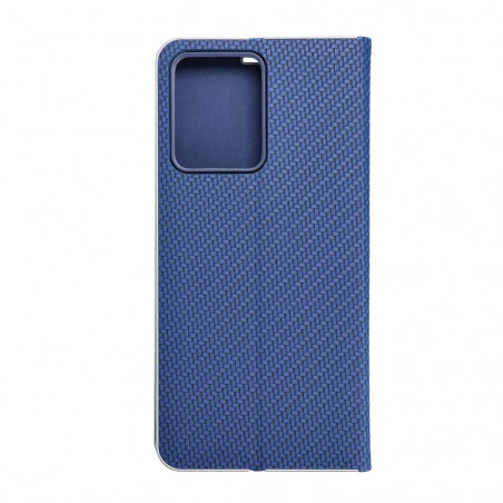 XIAOMI Redmi Note 12 4G Portefeuilles LUNA Book Carbon Fibre de carbone, Élégant  Bleu