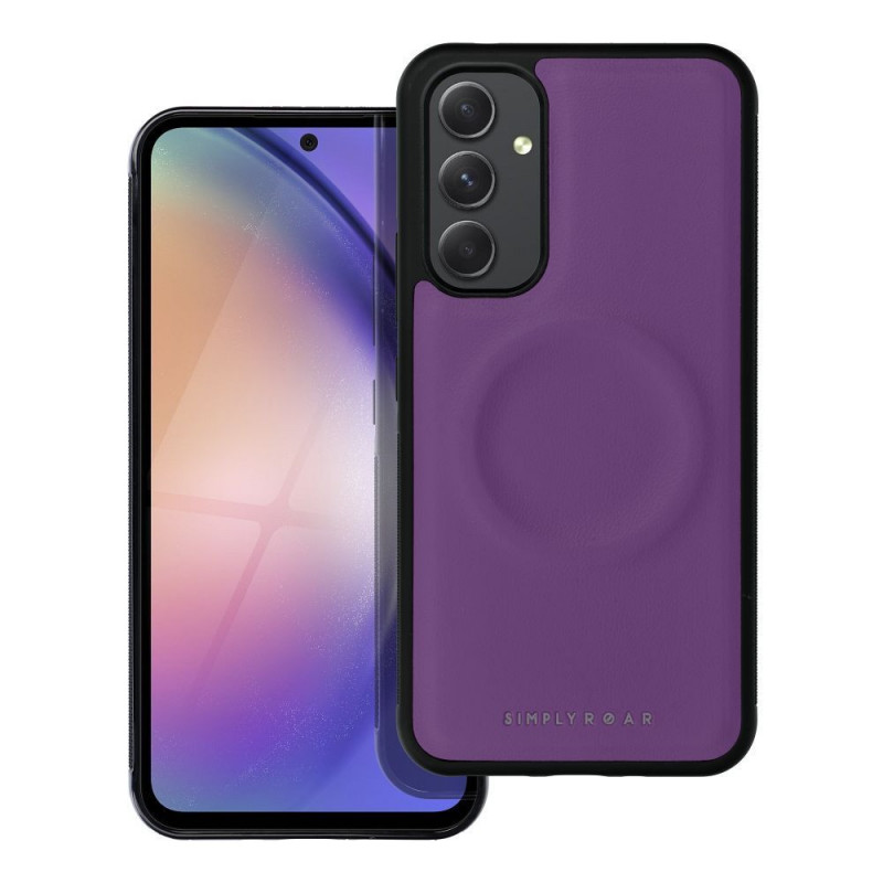 Samsung Galaxy A54 Coque Roar Mag Morning Élégant  MagSAFE  Violet (Purple)