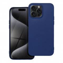 Apple iPhone 15 Pro Max Coque Soft Bleu foncé