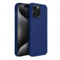 Apple iPhone 15 Pro Max Coque Soft Bleu foncé