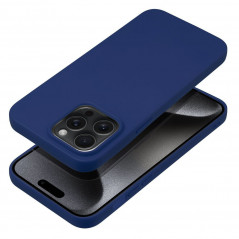 Apple iPhone 15 Pro Max Coque Soft Bleu foncé