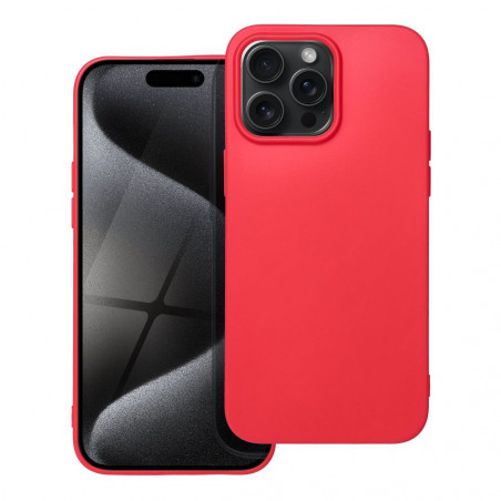 Apple iPhone 15 Pro Max Coque Soft Rouge