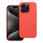 Apple iPhone 15 Pro Coque Silicone Élégant  Pêche