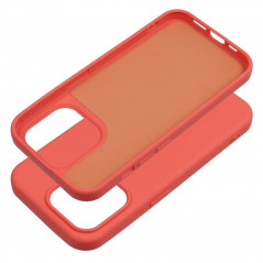Apple iPhone 15 Pro Coque Silicone Élégant  Pêche