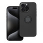 Apple iPhone 15 Pro Max Coque Silicone ring Noir