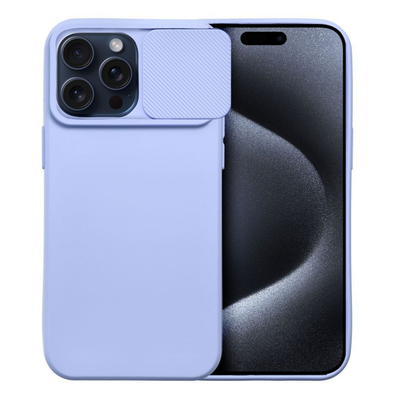 Apple iPhone 15 Pro Max Coque Slide Lavande