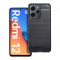 XIAOMI Redmi 12 Coque Carbon Élégant  Noir
