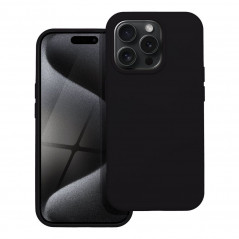 Apple iPhone 15 Pro Coque Silicone Élégant  Noir