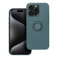 Apple iPhone 15 Pro Max Coque Silicone ring Vert