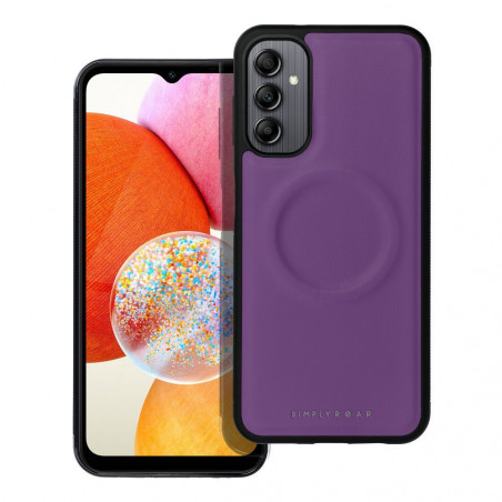 Samsung Galaxy A14 5G Coque Roar Mag Morning Élégant  MagSAFE  Violet (Purple)