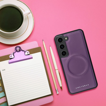 Samsung Galaxy A14 5G Coque Roar Mag Morning Élégant  MagSAFE  Violet (Purple)