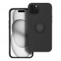 Apple iPhone 15 Plus Coque Silicone ring Noir