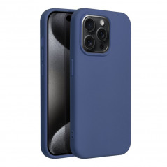 Apple iPhone 15 Pro Coque Silicone Élégant  Bleu