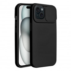Apple iPhone 15 Coque Slide Noir