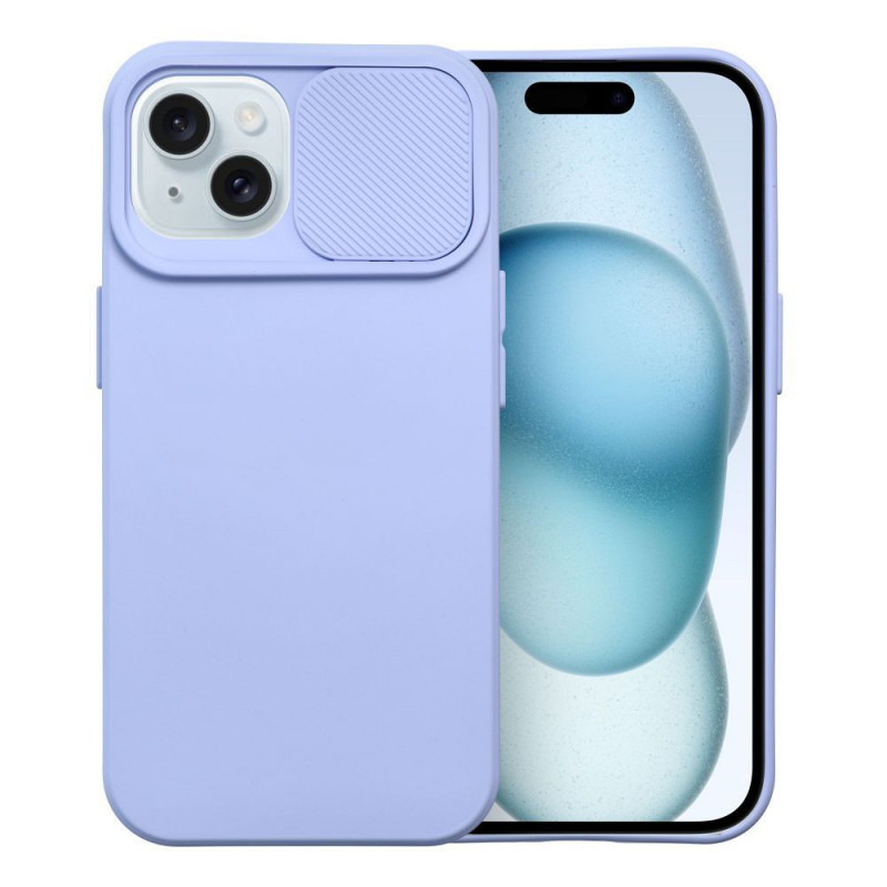 Apple iPhone 15 Coque Slide Lavande