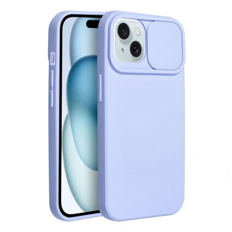 Apple iPhone 15 Coque Slide Lavande