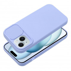 Apple iPhone 15 Coque Slide Lavande