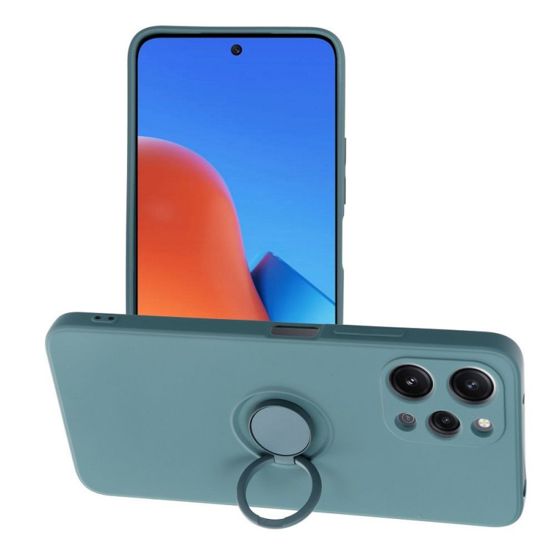 XIAOMI Redmi 12 Coque Silicone ring Vert