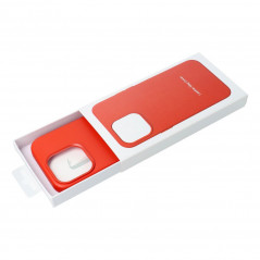 Apple iPhone 11 Pro Max Coque Leather Mag Cover Élégant  MagSAFE  Rouge