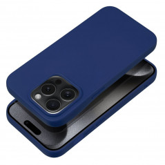 Apple iPhone 15 Pro Coque Soft Bleu foncé