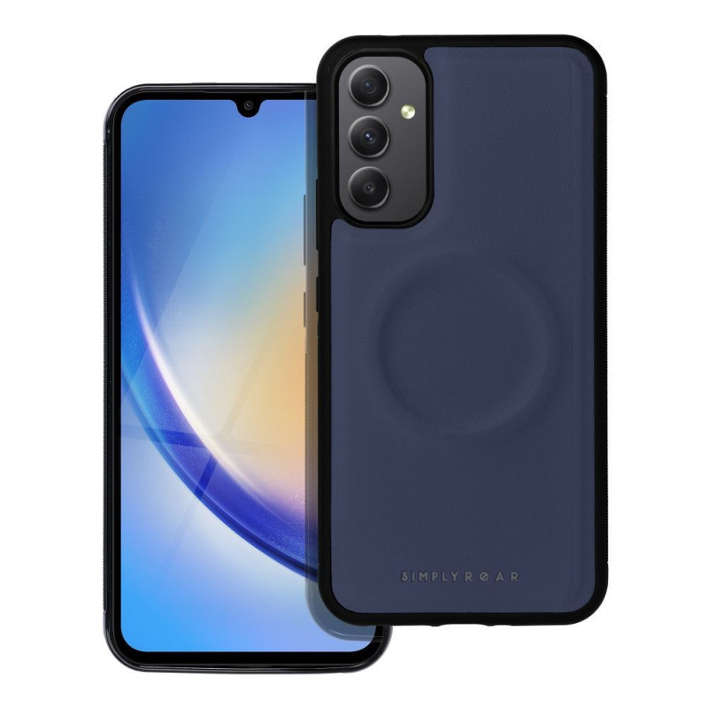 Samsung Galaxy A34 Coque Roar Mag Morning Élégant  MagSAFE  Marine