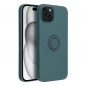 Apple iPhone 15 Plus Coque Silicone ring Vert