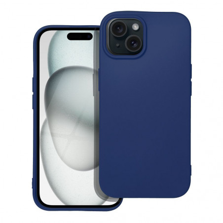 Apple iPhone 15 Coque Soft Bleu foncé