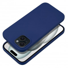 Apple iPhone 15 Coque Soft Bleu foncé