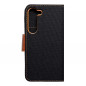 Samsung Galaxy S23 5G Portefeuilles Canvas Book Noir