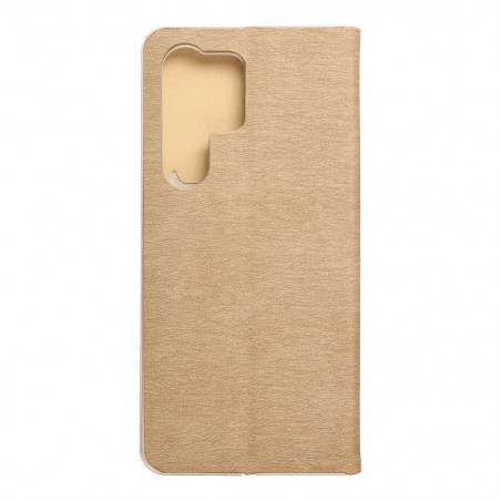 Samsung Galaxy S23 Ultra 5G Portefeuilles LUNA Book Gold Élégant  Or