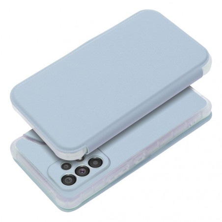 Samsung Galaxy S23 5G Portefeuilles Piano Book Bleu clair