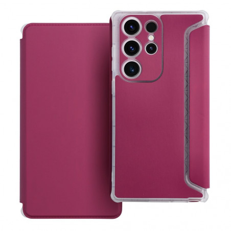 Samsung Galaxy S23 Ultra 5G Portefeuilles Piano Book Magenta