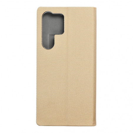 Samsung Galaxy S23 Ultra 5G Portefeuilles Sensitive Book Or