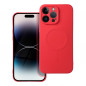 Apple iPhone 14 Pro Max Coque Silicone Mag Cover MagSAFE  Rouge