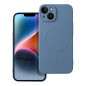Apple iPhone 14 Coque Silicone Mag Cover MagSAFE  Bleu