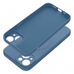 Apple iPhone 14 Coque Silicone Mag Cover MagSAFE  Bleu
