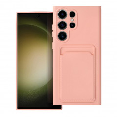Samsung Galaxy S23 Ultra 5G Coque Card Rose