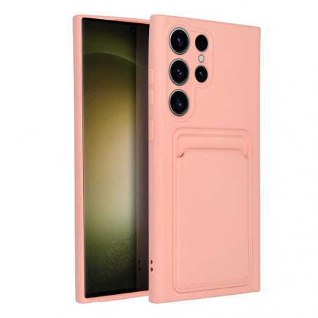 Samsung Galaxy S23 Ultra 5G Coque Card Rose