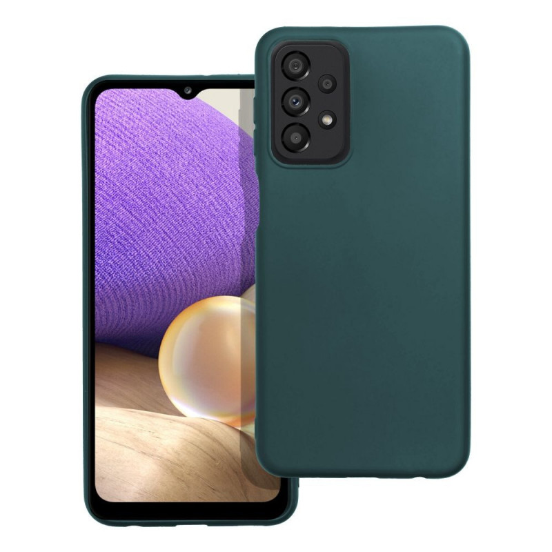 Samsung Galaxy A23 5G Coque MATT Vert foncé