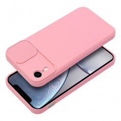 Apple iPhone XR Coque Slide Rose clair