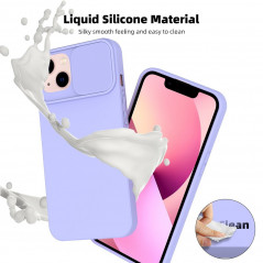 Apple iPhone X Coque Slide Lavande
