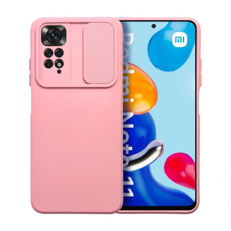 XIAOMI Redmi Note 11 Coque Slide Rose clair