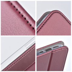 Samsung Galaxy S23 Plus 5G Portefeuilles Smart Magneto book Bourgogne