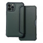 Apple iPhone 12 Pro Portefeuilles Razor Book Fibre de carbone, Modèle de carbone Vert foncé Apple iPhone 12 Pro Portefeuilles Razor Book Fibre de carbone, Modèle de carbone Vert foncé